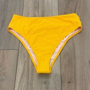 Shade & Shore Vibrant Yellow Bikini Bottom